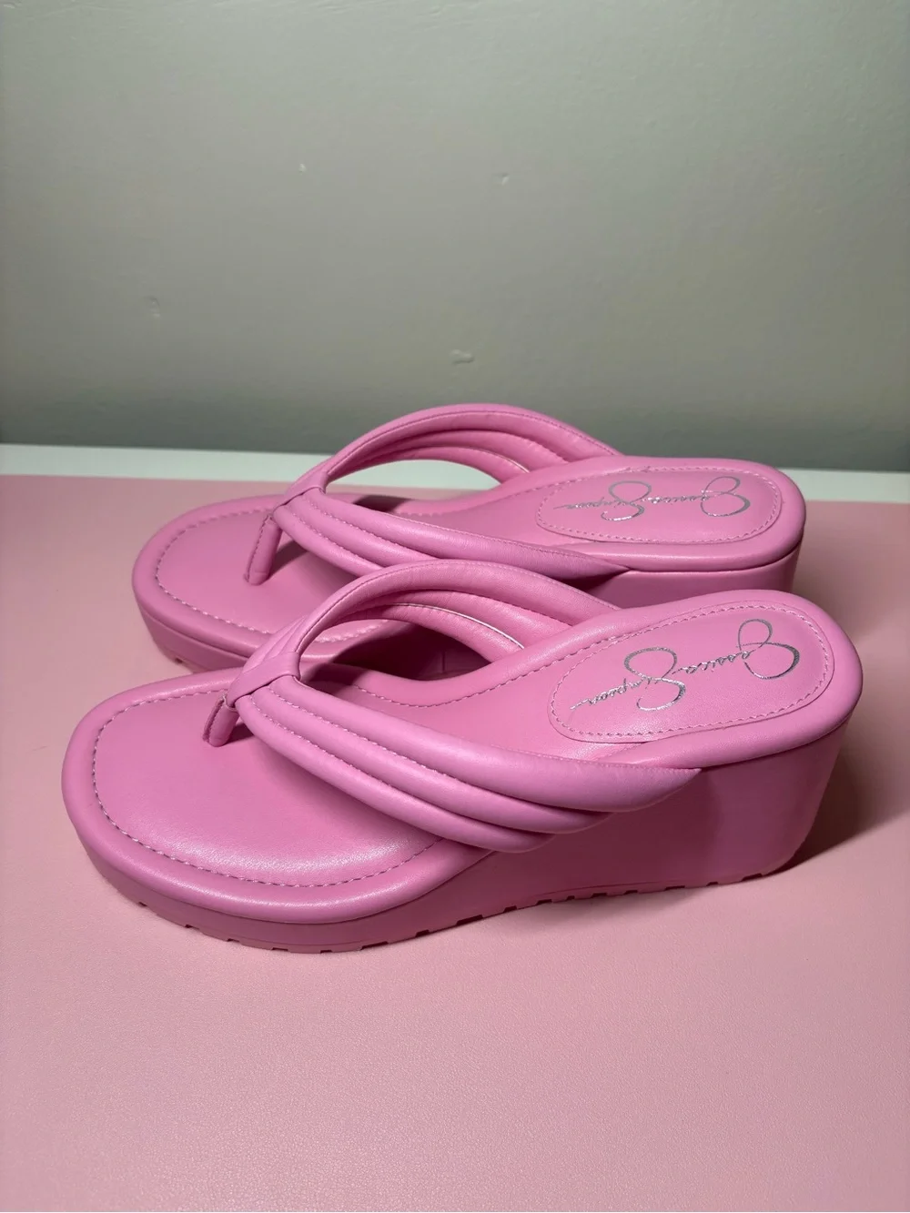 Jessica Simpson sleek straps